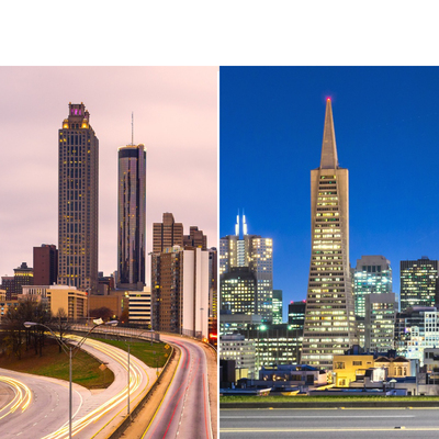 Offices open in Atlanta and San Francisco.